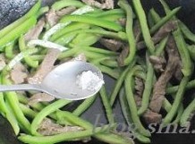 干煸青椒牛肉条