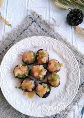 虾仁酿香菇的做法