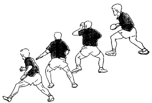 教你乒乓球结合技术——推侧扑