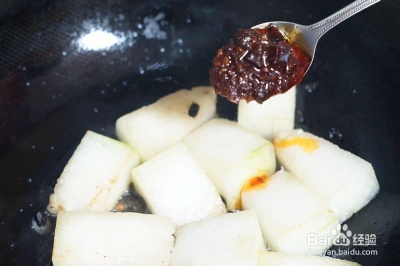 家常酱烧冬瓜的简单做法