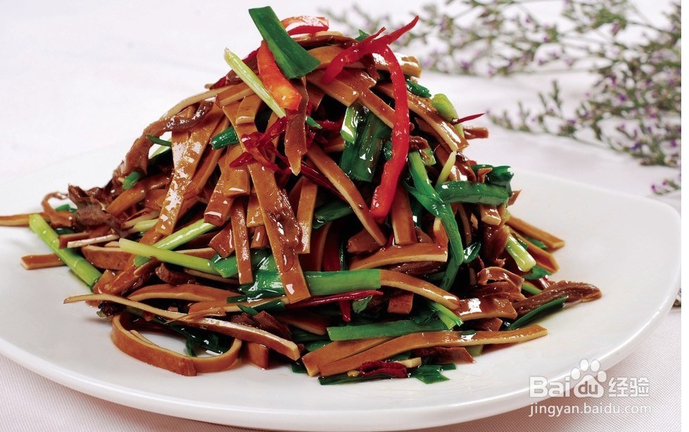 韭菜炒香干 很好吃的