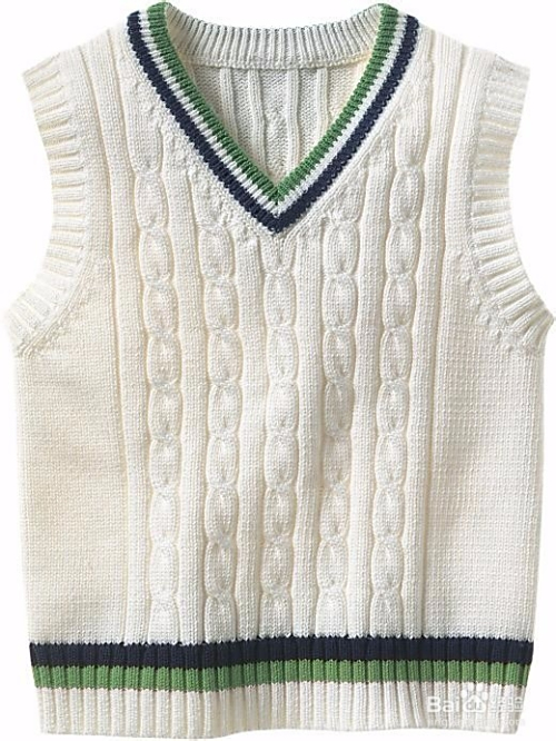 男孩背心编织教程