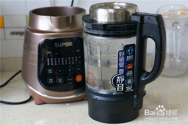 养生碎燕麦豆浆