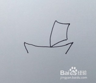 简笔画：帆船（亲子简笔画、儿童简笔画）