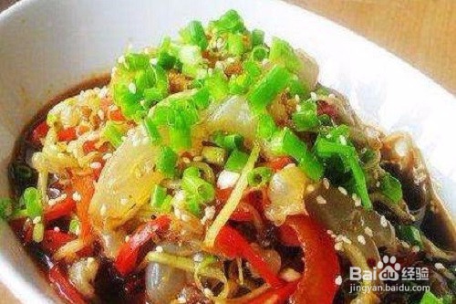 凉拌海蜇头黄瓜的做法