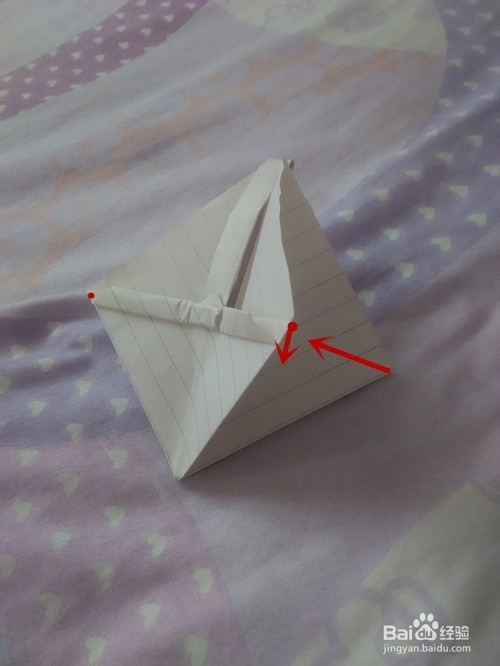 漂亮纸篮子的折法