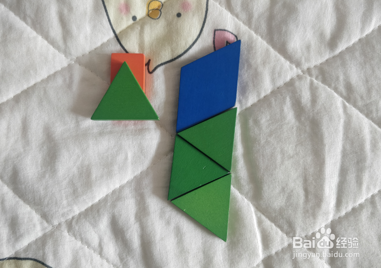用几何形状怎么拼一只猴宝宝