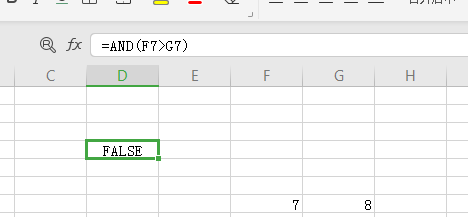 EXCLE中AND函数的用法