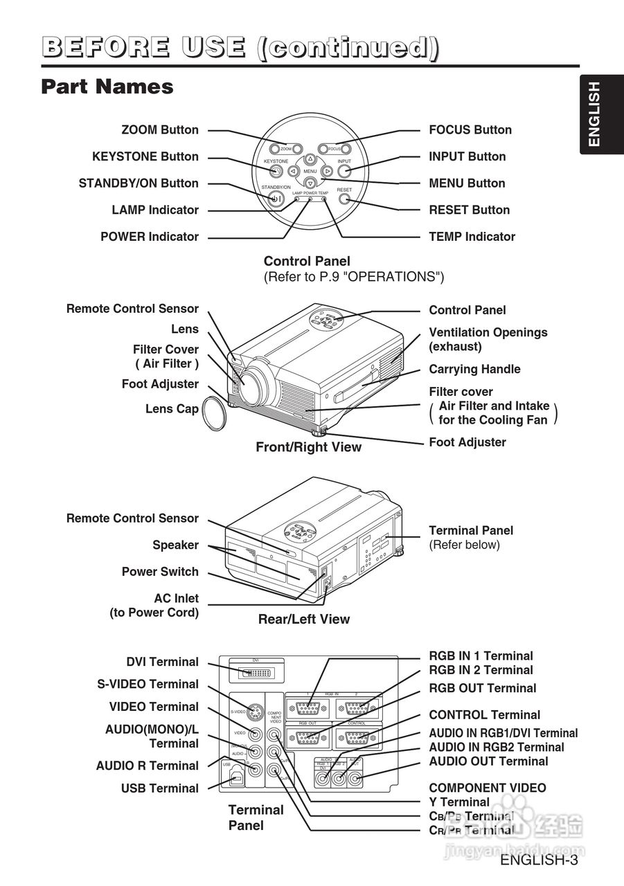 日立 CP-X990W投影机说明书:[1]