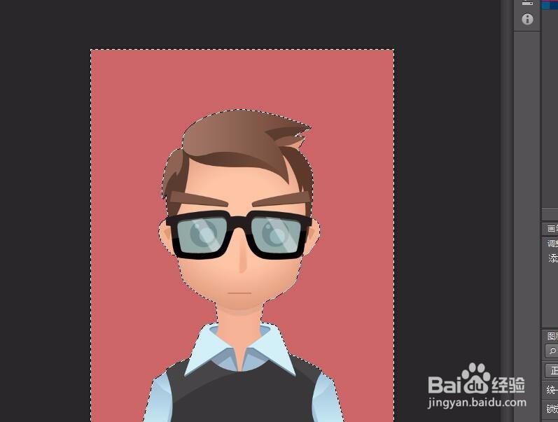 PS证件照换底色