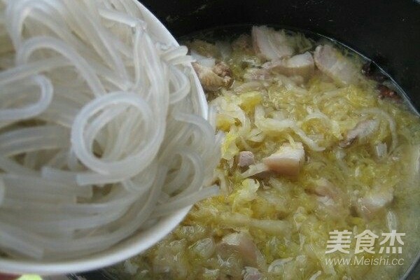 酸菜粉条的做法
