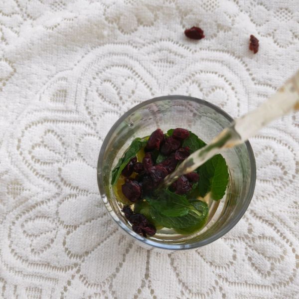 薄荷蔓越莓果汁