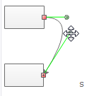 亿图图示中如何使用曲线连接