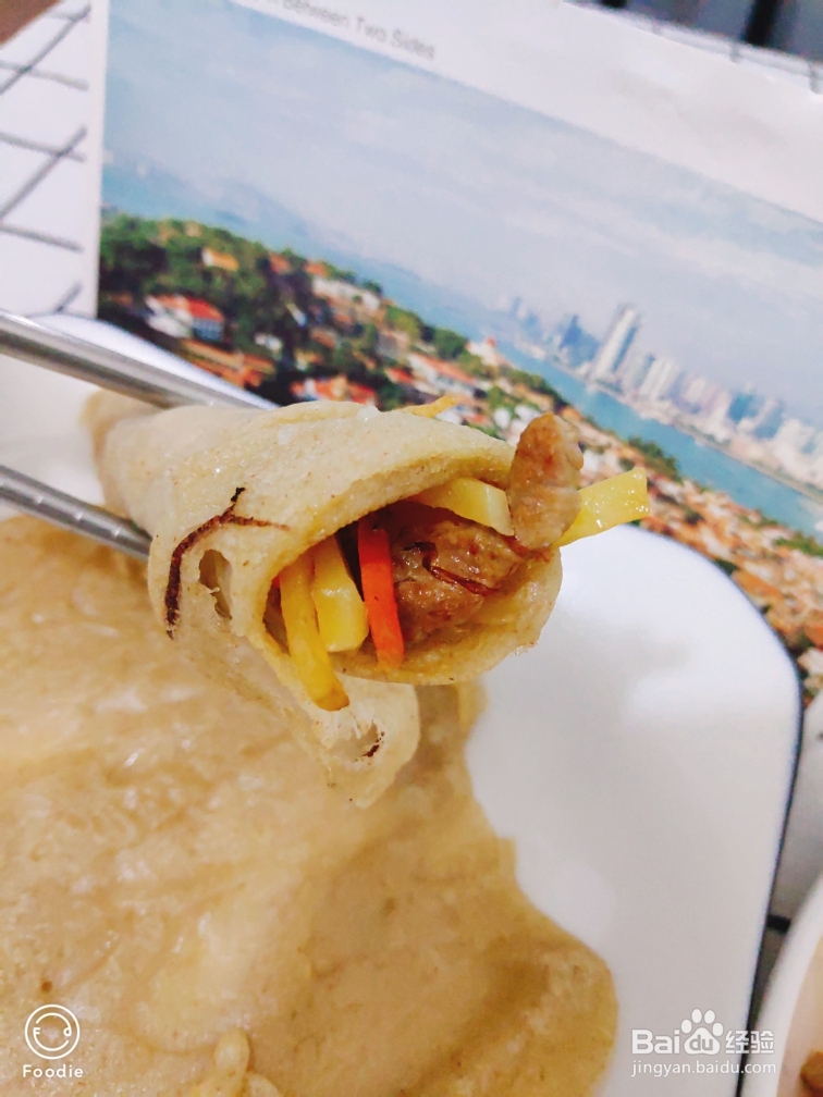 孩子爱吃的荞麦卷饼