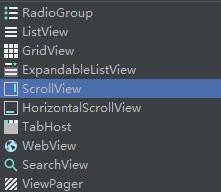 Android如何使用scroll view组件