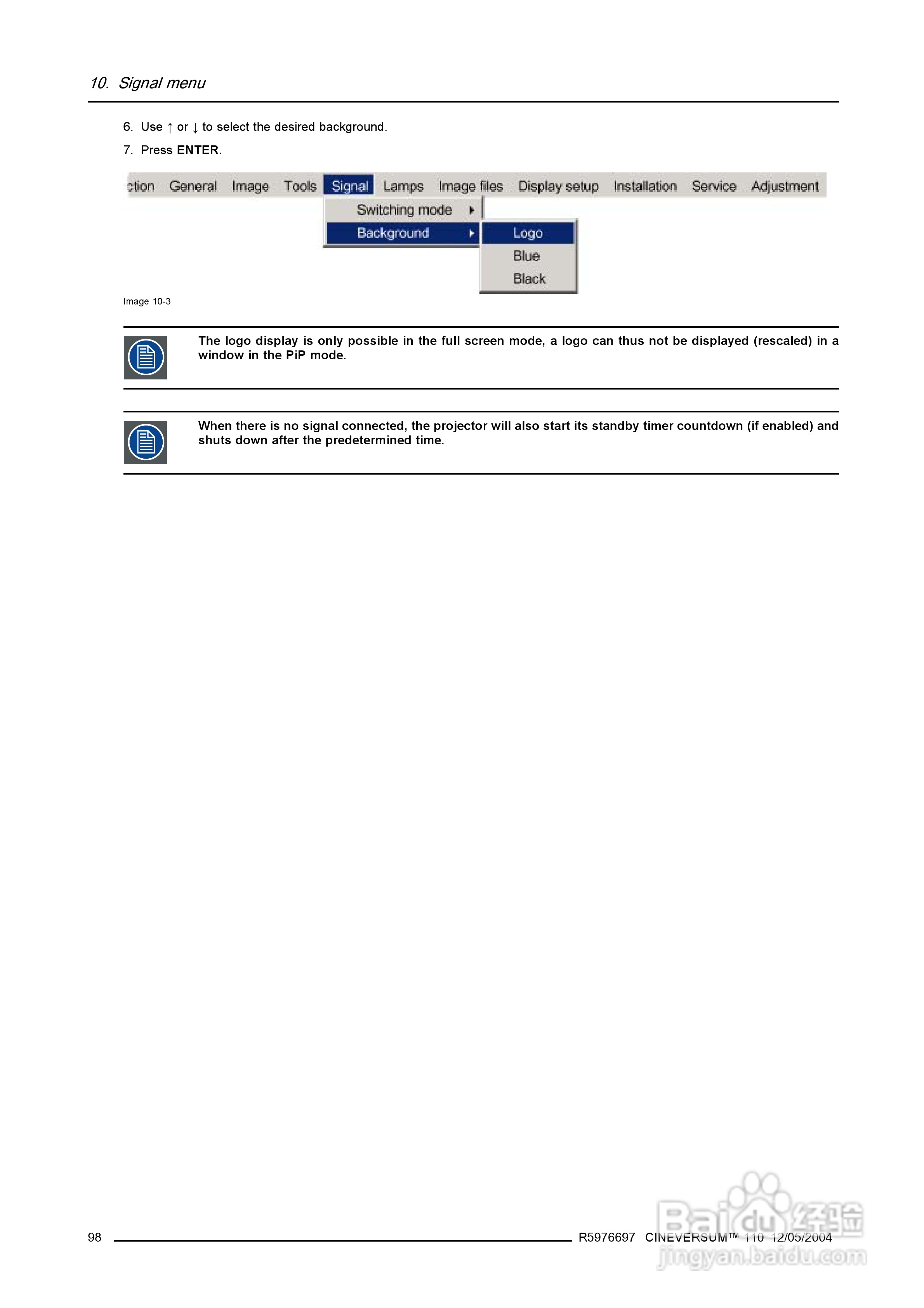 Barco巴可 Cine VERSUM 110投影机说明书:[11]