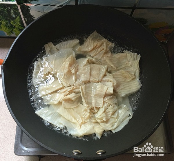 凉拌油豆皮的做法