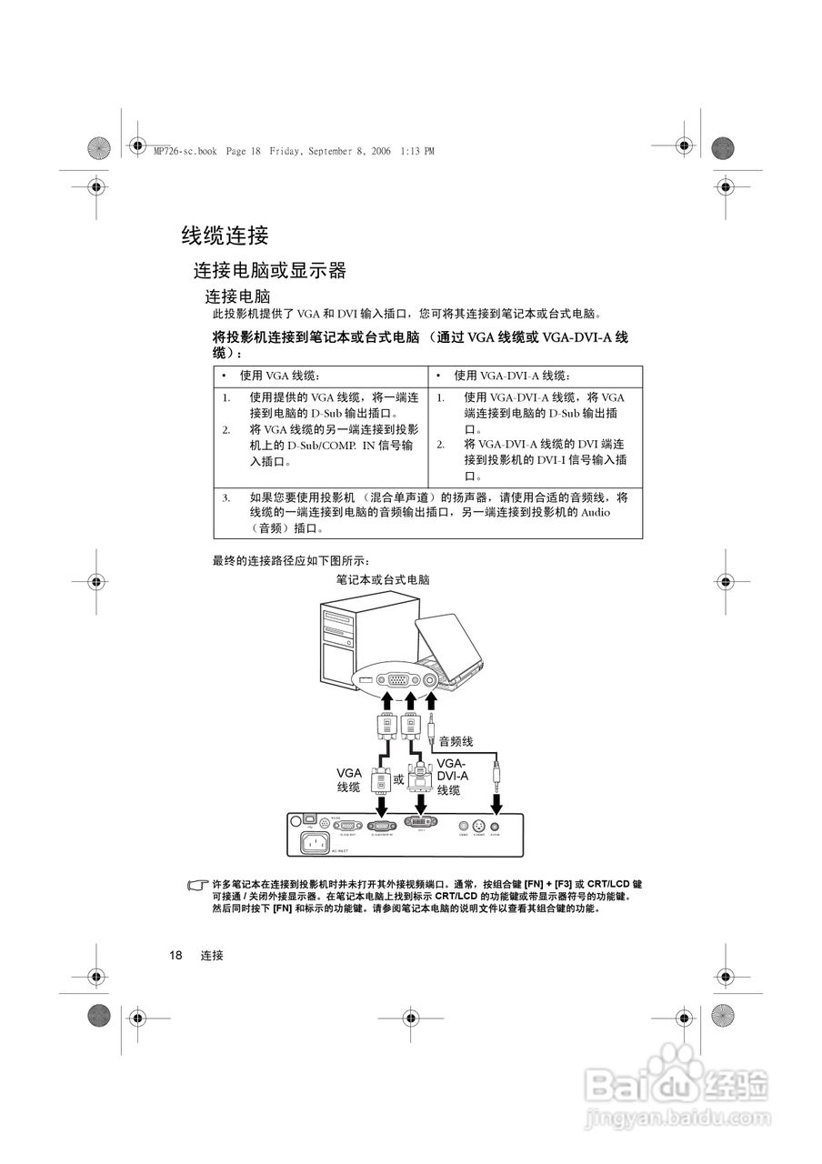 明基MP725x投影仪使用说明书:[3]
