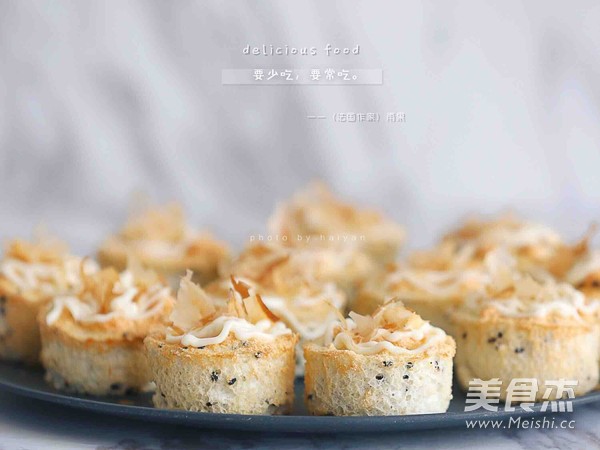 木鱼花黑芝麻天使蛋糕