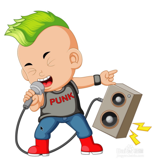 唱歌小孩素材设计