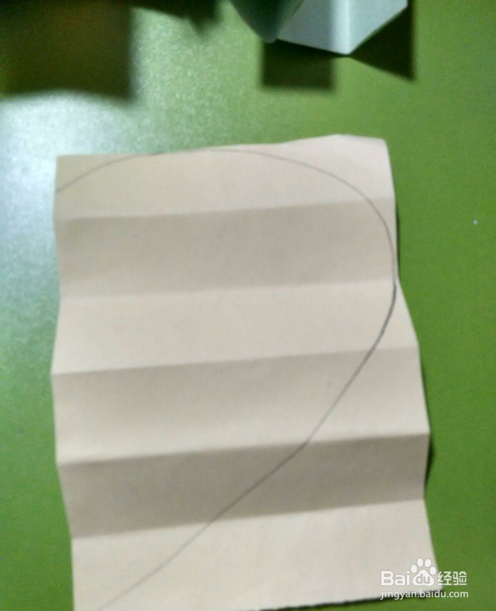 立体心形贺卡内饰