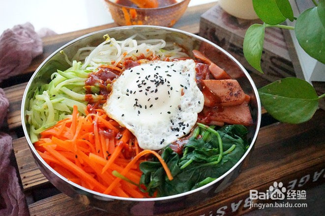 家常版-----韩式拌饭的做法