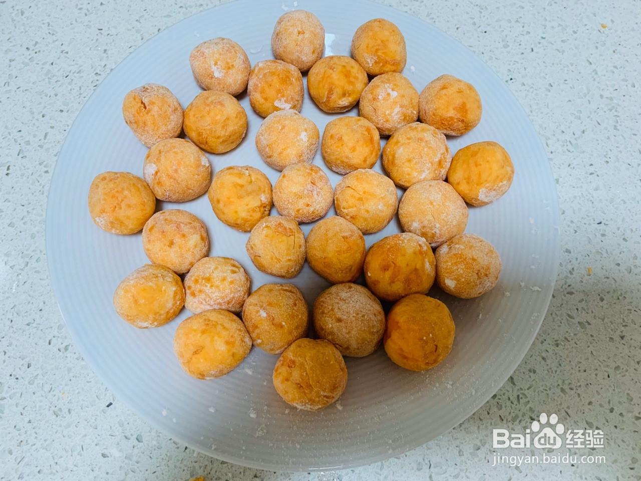 超省油的红薯丸子的做法