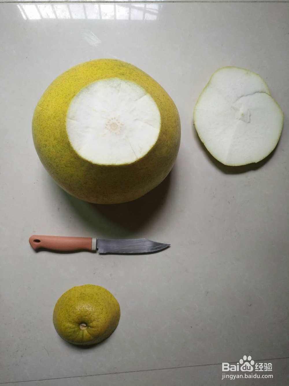 家里的柚子该怎么拨开容易点？