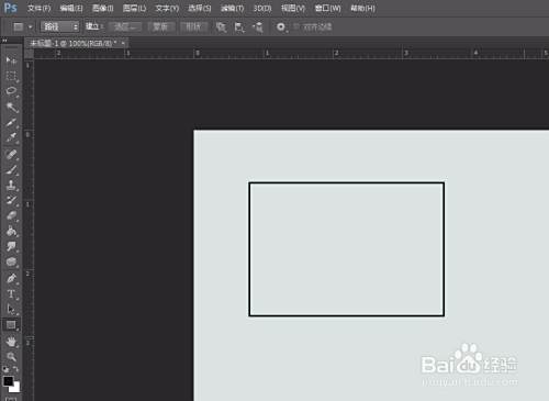 ps矩形工具怎么描边