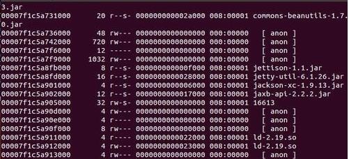 linux 查看进程内存使用方法