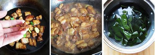 简单好学的海带结烧肉