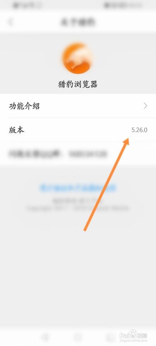 猎豹浏览器APP在哪里查看版本号信息