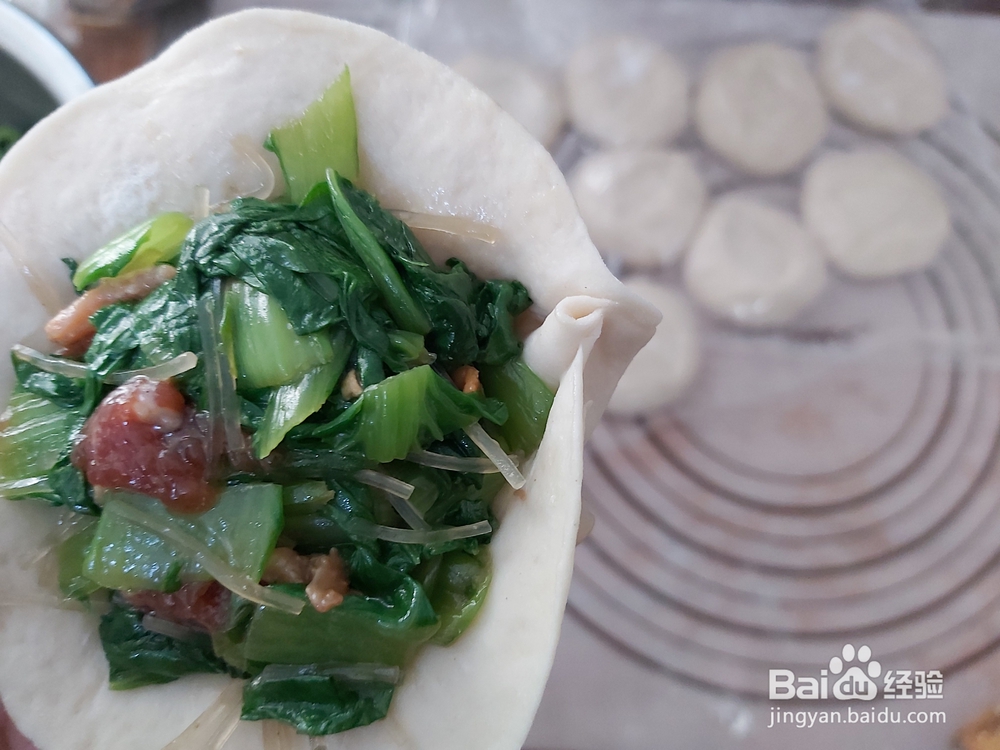 美味家常小白菜粉条猪肉包