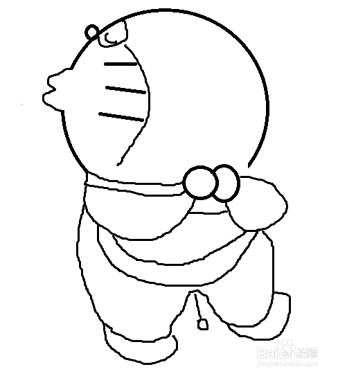 哆啦A梦简笔画怎么画？
