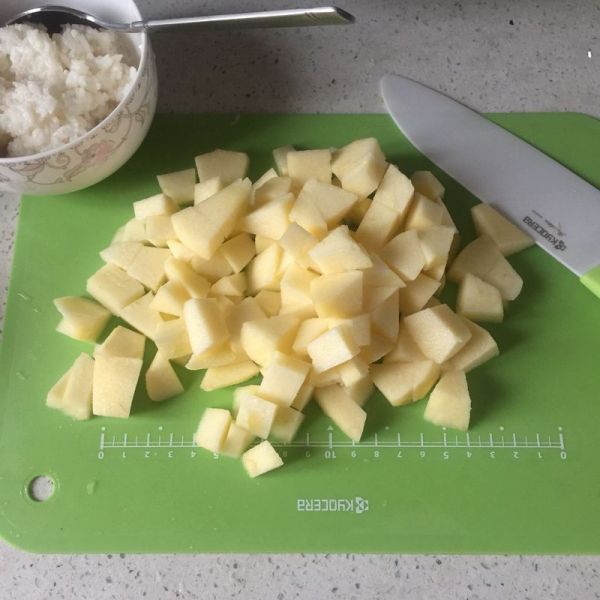 百合酒酿水果羹