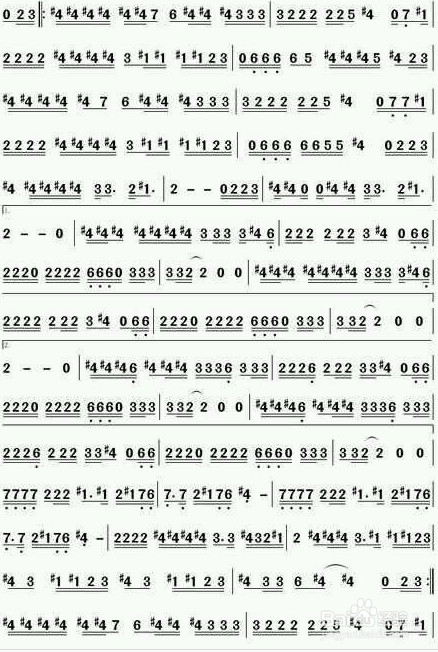 适合半音阶口琴的曲子（附曲谱）