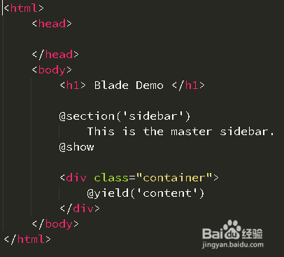 php框架laravel：[15]blade模板1