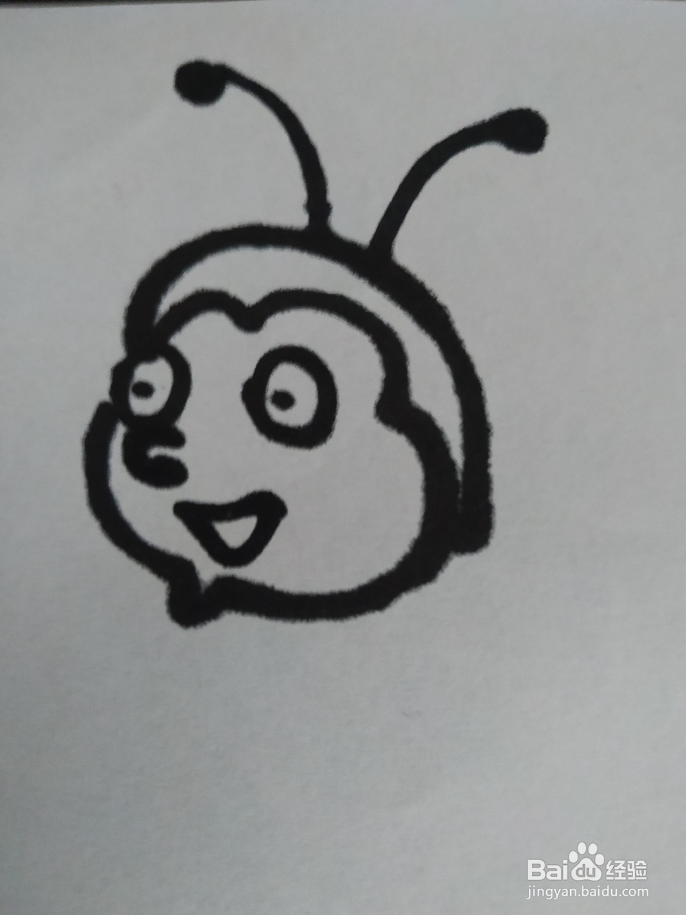 蜜蜂的简笔画技法5