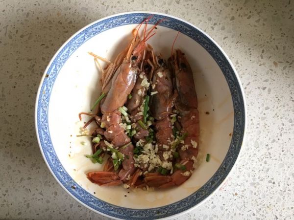 蒜香烤阿根廷红虾