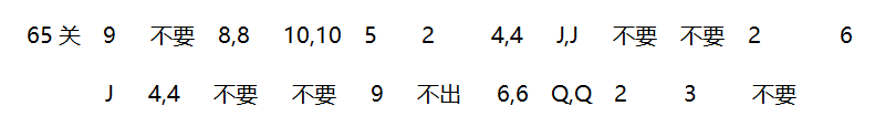 2018年4月微信欢乐斗地主残局65~71关攻略
