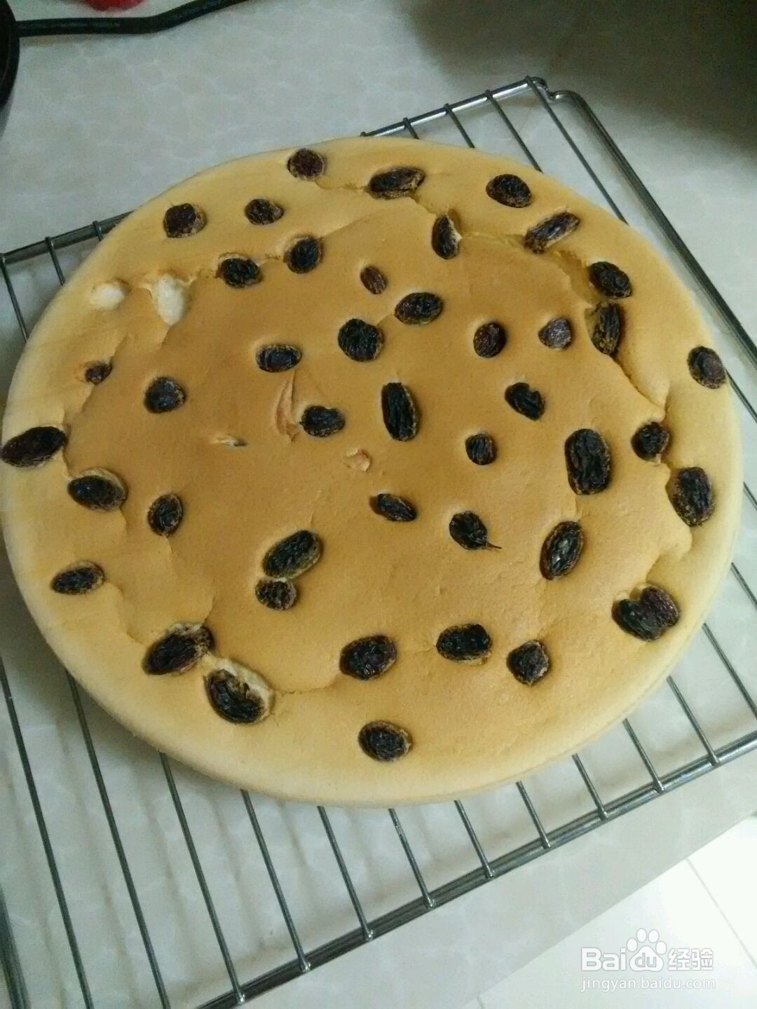 纯蛋清提子蛋糕的做法