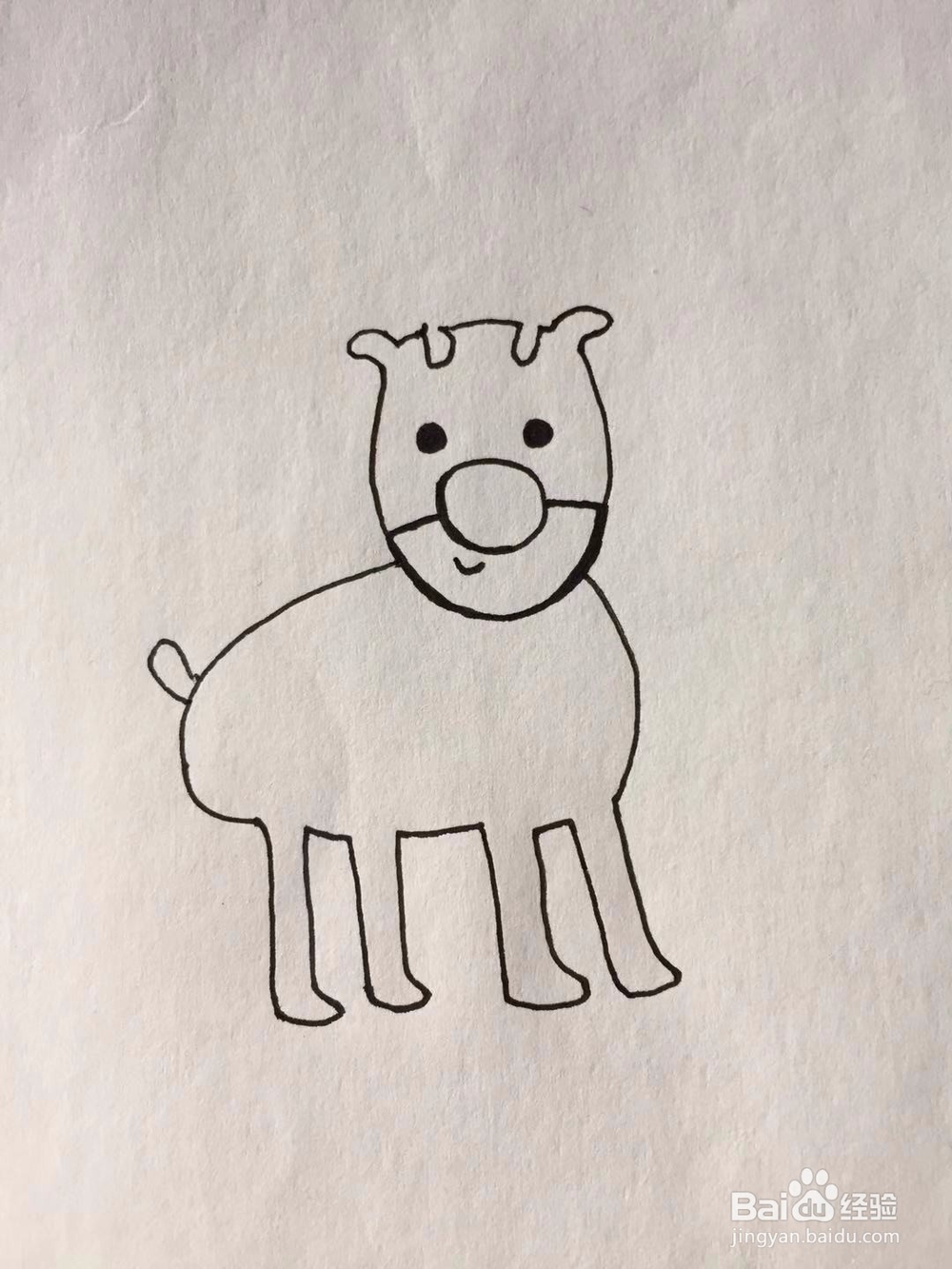 茉莉手绘之麋鹿的家