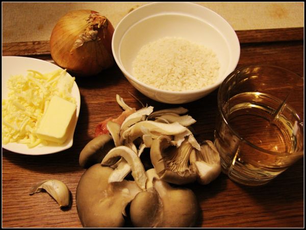 凤尾菇意大利烩饭