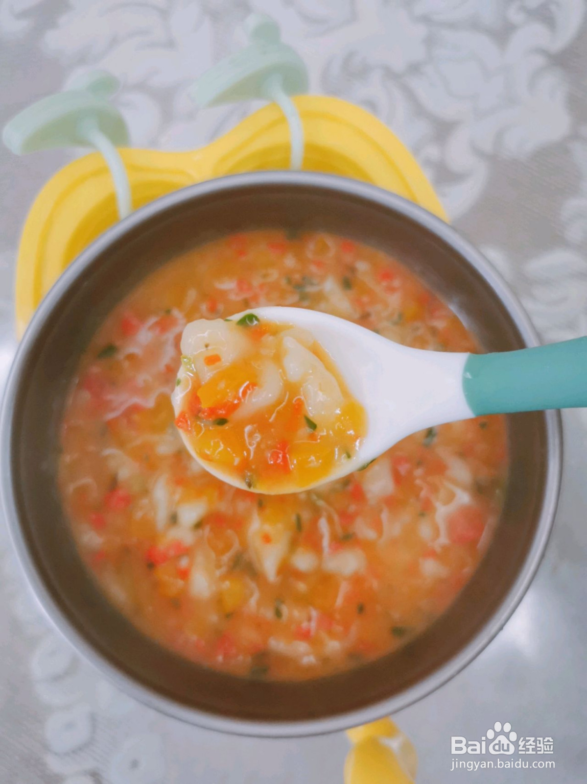 时蔬面疙瘩汤的做法