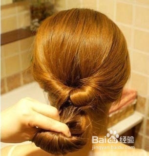 3分钟学会日式淑女盘发