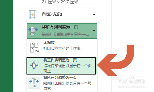 如何将Excel打印到一页纸上