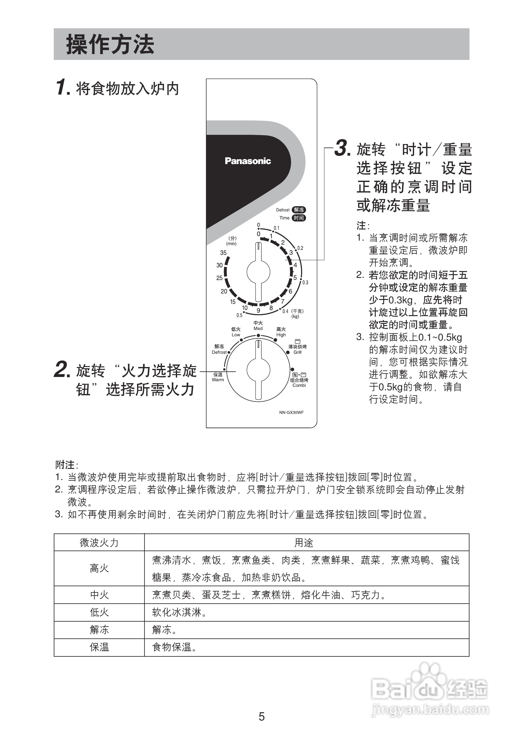 家用电器说明书范文图片