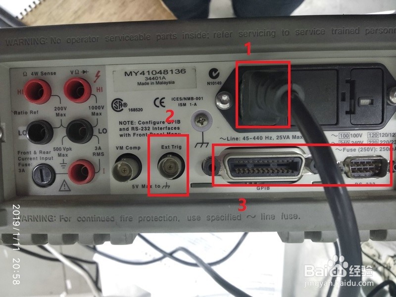 Agilent 34401A测量电压的简单介绍