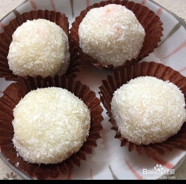 如何做一份芒果椰香糯米糍