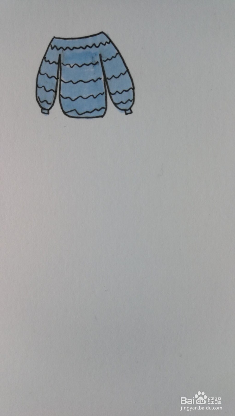 衣服的简笔画之画法二十四